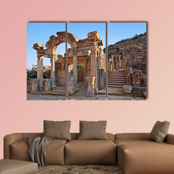 Ancient ruins in Ephesus Turkey multi panel canvas wall art