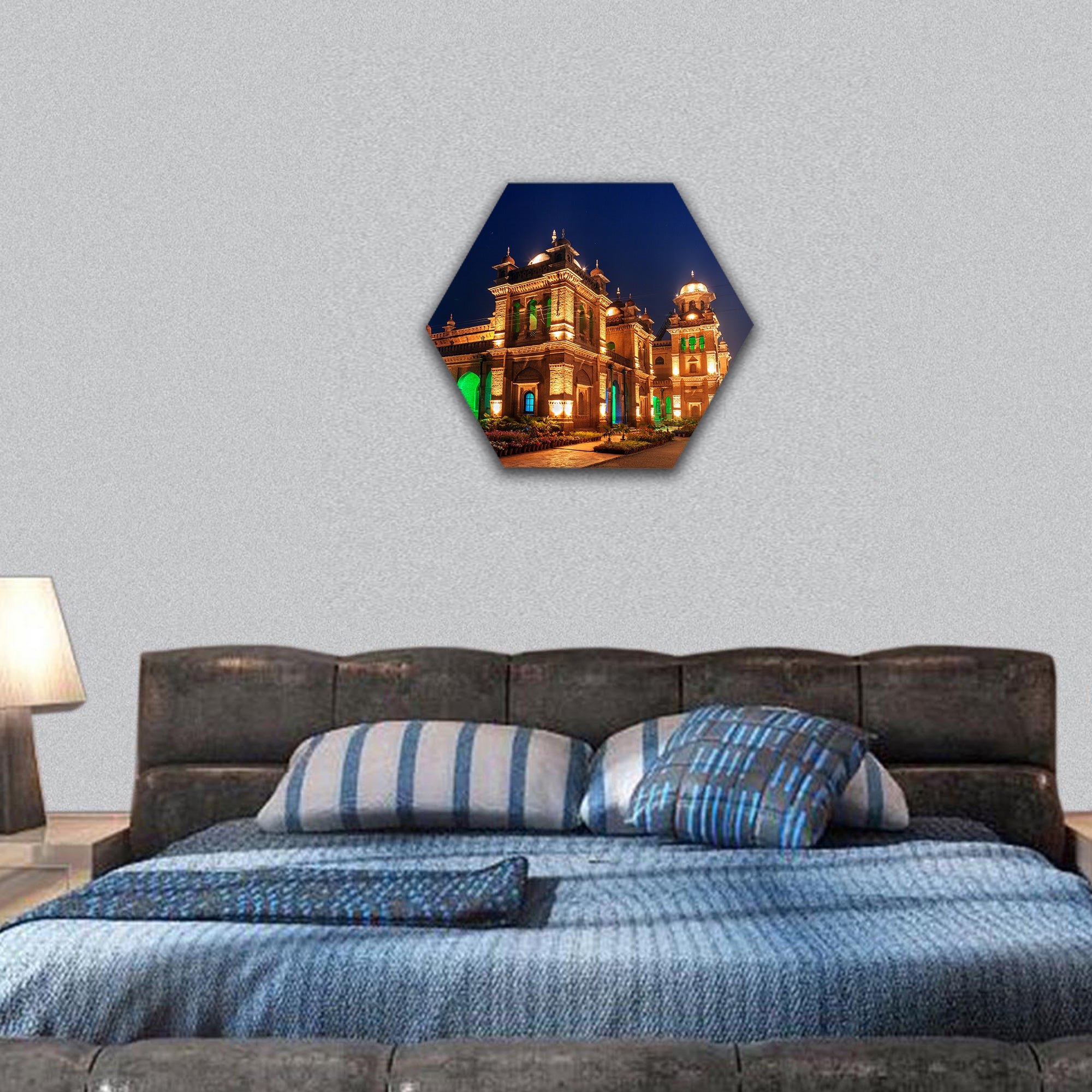 Islamia College in Pakistan  hexagonal canvas wall art