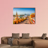 Clock Tower Gate in Cartagena's old city multi panel canvas wall art