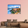 Azenhas do Mar, Portugal coastal town multi panel canvas wall art