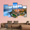 Azenhas do Mar, Portugal coastal town multi panel canvas wall art