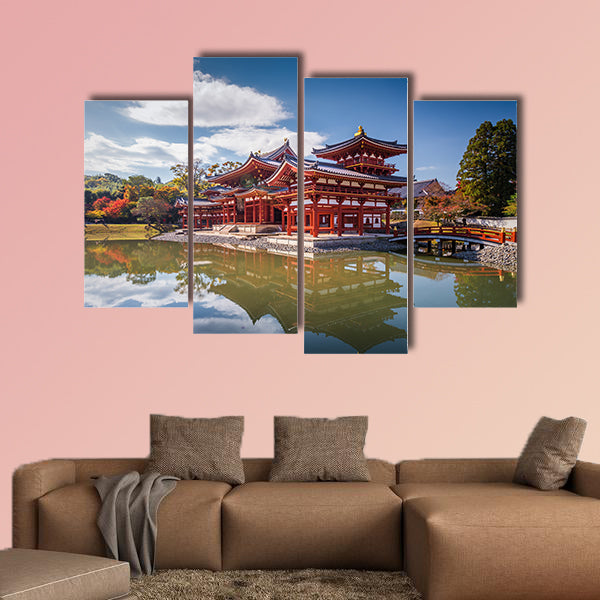 Uji, Kyoto, Japan - famous Byodo-in Buddhist temple multi panel canvas wall art