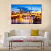 A city skyline in the downtown, Nashville, Tennessee, USA, Multi Panel Canvas Wall Art