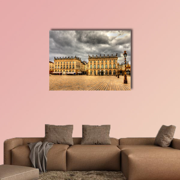 Place Stanislas in Nancy, France multi panel canvas wall art
