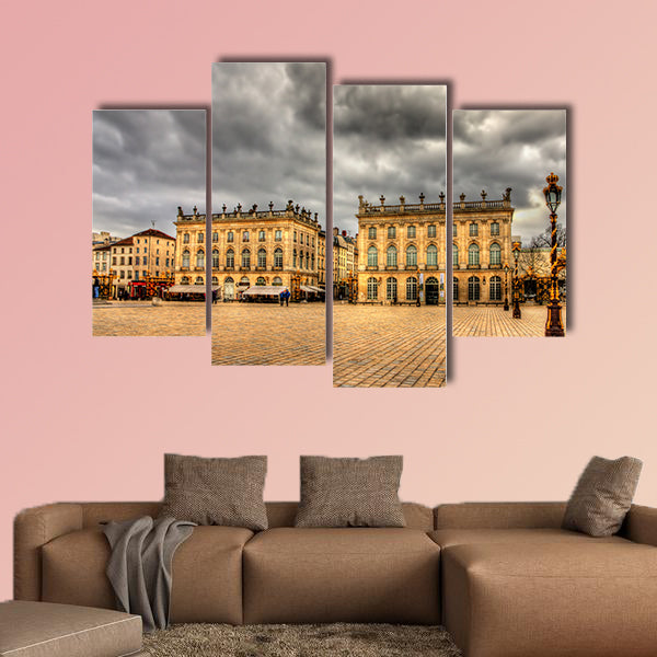 Place Stanislas in Nancy, France multi panel canvas wall art