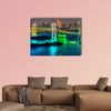 Tokyo skyline with Tokyo tower and Rainbow Bridge multi panel canvas wall art