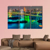 Tokyo skyline with Tokyo tower and Rainbow Bridge multi panel canvas wall art