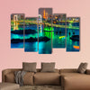 Tokyo skyline with Tokyo tower and Rainbow Bridge multi panel canvas wall art