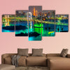 Tokyo skyline with Tokyo tower and Rainbow Bridge multi panel canvas wall art