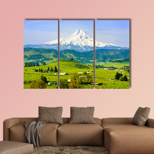 Hood River Valley Multi panel canvas wall art