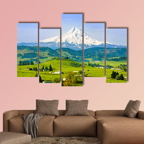 Hood River Valley Multi panel canvas wall art