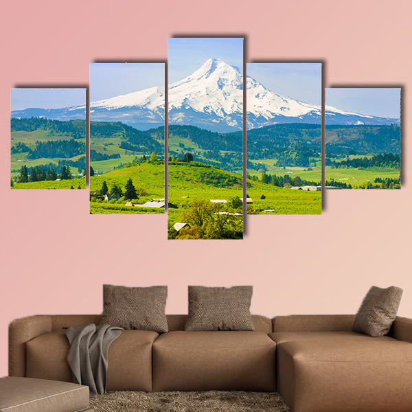 Hood River Valley Multi panel canvas wall art