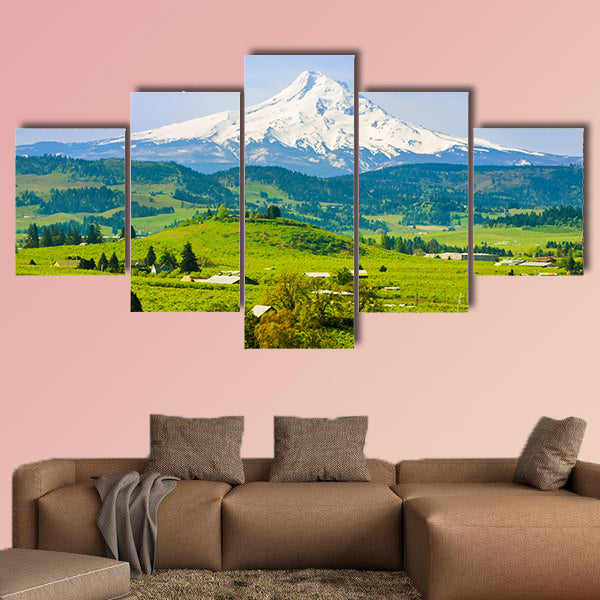Hood River Valley Multi panel canvas wall art