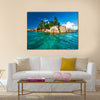 Beautiful st.pierre island at Seychelles Multi panel canvas wall art