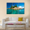 Beautiful st.pierre island at Seychelles Multi panel canvas wall art