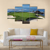 A view of hole 7 at Pebble Beach golf links Multi Panel Canvas Wall Art