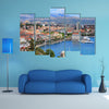 Scene Of Split Beauty With Shipping Bodies, Multi Panel Canvas Wall Art