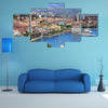 Scene Of Split Beauty With Shipping Bodies, Multi Panel Canvas Wall Art