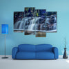 Rain forests waterfalls, Malaysia multi panel canvas wall art