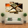 Beautiful Holy Book Of Muslims, Koran Multi Panel Canvas Wall Art