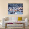 Shirakawago light-up with Snowfall Gifu Chubu Japan, Wall Art