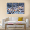 Shirakawago light-up with Snowfall Gifu Chubu Japan, Wall Art