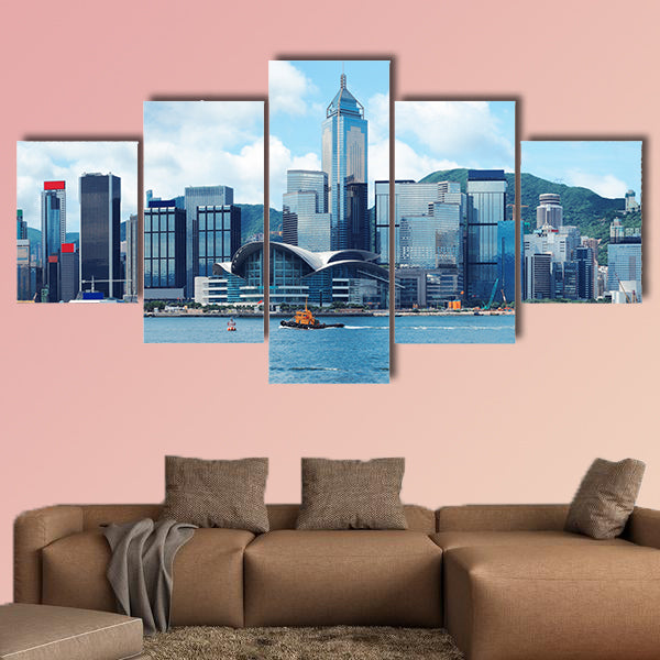 Hong Kong multi panel canvas wall art