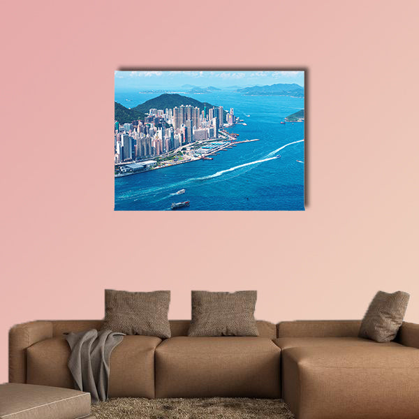 Hong Kong Island multi panel canvas wall art