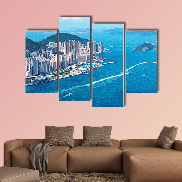 Hong Kong Island multi panel canvas wall art