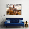 The Corvinesti castle in Hunedoara (Transylvania), Romania Multi Panel Canvas Wall Art