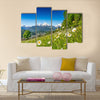 Panoramic view of beautiful mountain landscape Multi panel canvas wall art