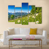 Panoramic view of beautiful mountain landscape Multi panel canvas wall art