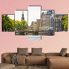 Landscape of Amsterdam multi panel canvas wall art