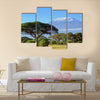 Snow on top of Mount Kilimanjaro in Amboseli Multi Panel Canvas Wall Art