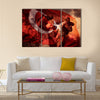 Great Turkish flag Multi panel canvas wall art