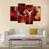 Great Turkish flag Multi panel canvas wall art