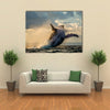 Jump Humpback Whale, The Water Area Of The Island Of St. Mary, Multi Panel Canvas Wall Art