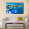 Cruise Ships in Nassau Bahamas port Multi panel canvas wall art