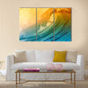 Beautiful Blue Ocean Wave Multi Panel Wall Art Multi Panel Canvas Wall Art