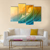 Beautiful Blue Ocean Wave Multi Panel Wall Art Multi Panel Canvas Wall Art