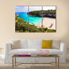 Majorca Cala Llombards Santanyi beach in Mallorca Balearic Island of Spain Multi Panel Canvas Wall Art