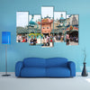 Tokyo, Japan-Theme Park Attraction Located at the American Waterfront, Tokyo Disney Sea Multi panel Canvas Wall Art