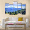 View of the island of Flores, Indonesia showing the mountains go into the sea multi panel canvas wall art