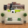 Beautiful view of Soccer concept Multi panel canvas wall art