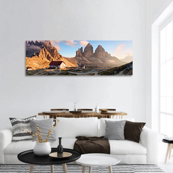 Italy Dolomites panoramic canvas wall art