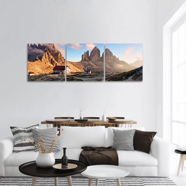 Italy Dolomites panoramic canvas wall art