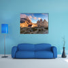 Most Beautiful Italy Dolomites multi panel canvas wall art