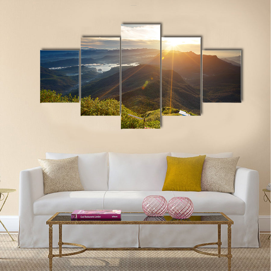 Sri Lanka highland multi panel canvas wall art