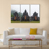 Hindu temple Pura Ulun Danu Buyan at Lake Buyan Bali near Bedugul multi panel canvas wall art