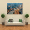 Aerial view on Ho Chi Minh city from the tower, Saigon, Vietnam Multi panel canvas wall art